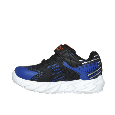 Skechers scarpa da ginnastica da bambino con luci S Lights Flex-Glow Bolt 400138N/BKBL nero-blu