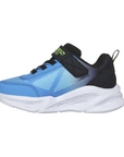 Skechers scarpa da ginnastica da bambono con le luci Meteor Lights Krendox 401495L/BKBL nero-blu