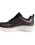 Skechers scarpa da palestra da donna D'Lux Fitness Pure Glam 149837/BKRG nero rosa oro