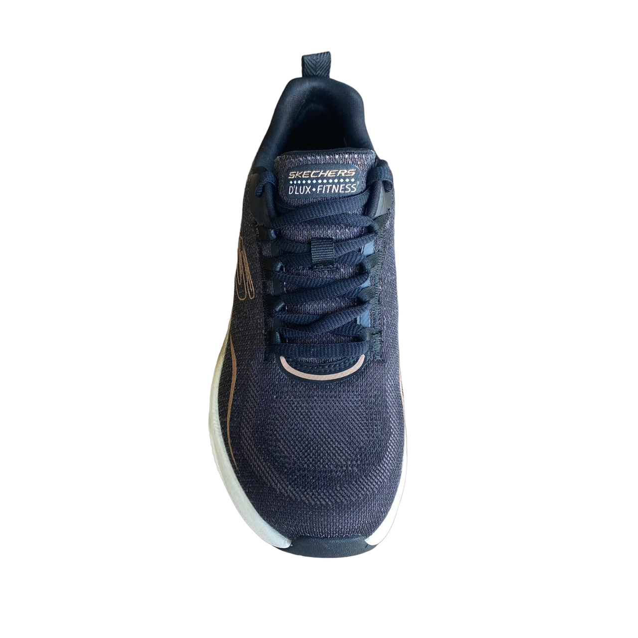 Skechers scarpa da palestra da donna D&#39;Lux Fitness Pure Glam 149837/BKRG nero rosa oro