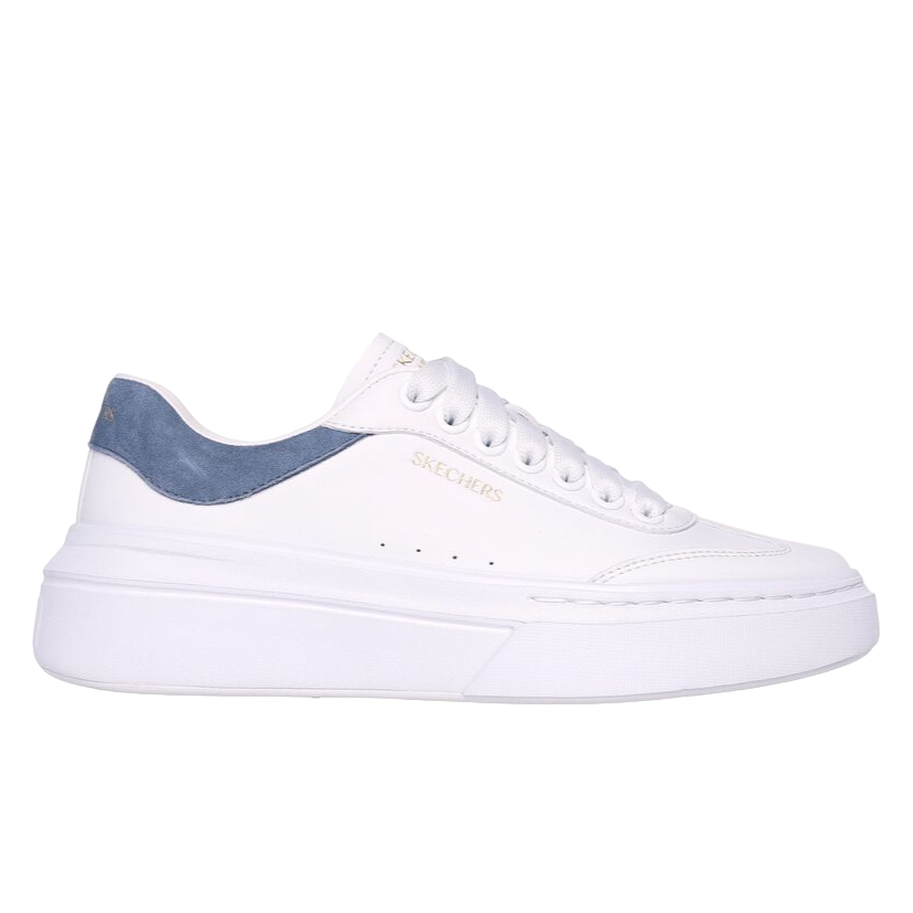 Skechers scarpa sneakers da daonna Cordova Classic Best Behavior 185060/WBL bianco-blu