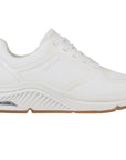 Skechers scarpa sneakers da donna Arch Fit S-Miles Makers 155570-WHT bianco