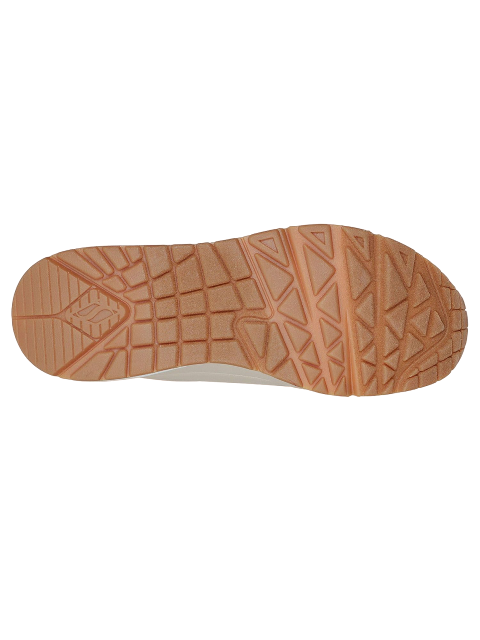 Skechers scarpa sneakers da donna Uno Shimmer Away 155196/NAT naturale