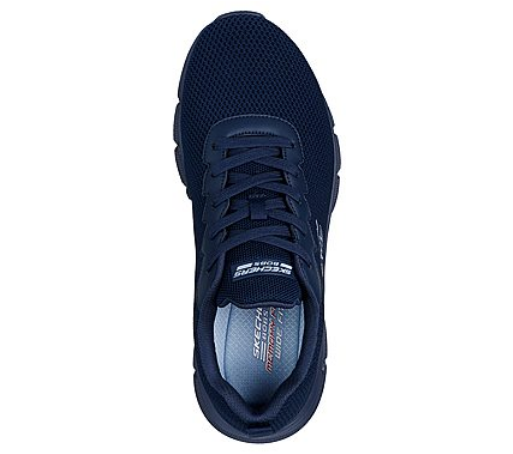 Skechers scarpa sneakers da uomo Bobs B Flex--Chill Edge 118106/NVY blu