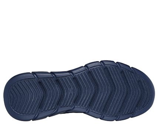Skechers scarpa sneakers da uomo Bobs B Flex--Chill Edge 118106/NVY blu