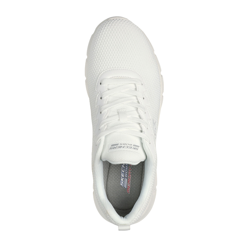 Skechers scarpa sneakers da uomo Bobs B Flex--Chill Edge 118106/OFWT bianco sporco