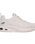 Skechers scarpa sneakers da uomo Bobs Unity Sleek Revive 118075/OFWT bianco sporco