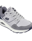Skechers scarpa sneakers da uomo Uno Retro One 183020/GRY grigio