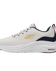 Skechers scarpa sportiva da uomo Vapor Foam 232625/WNVR bianco-blu-rosso