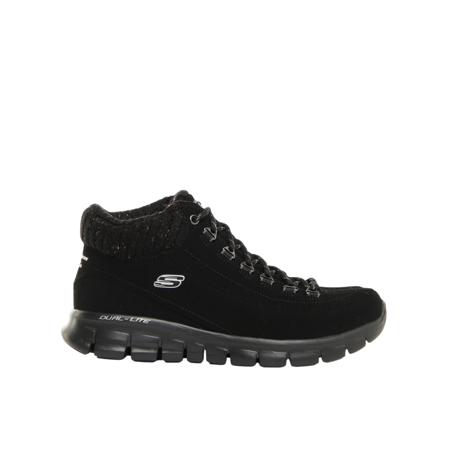 Skechers scarponcino da donna Synergy Winter Nights 12122/BBK nero