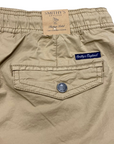 Smithy's Bermuda casual da uomo con elastico in vita MBE845 safari