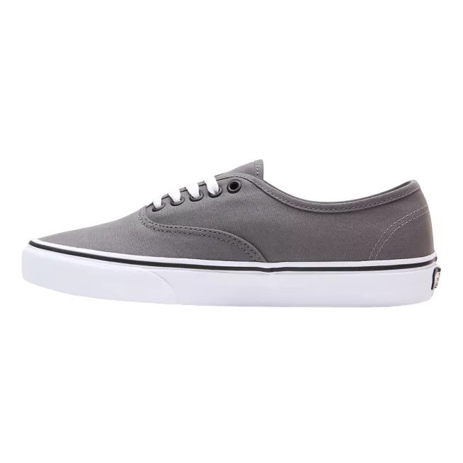 Sneakers Vans unisex vista laterale interna in colorazione grigio-nero