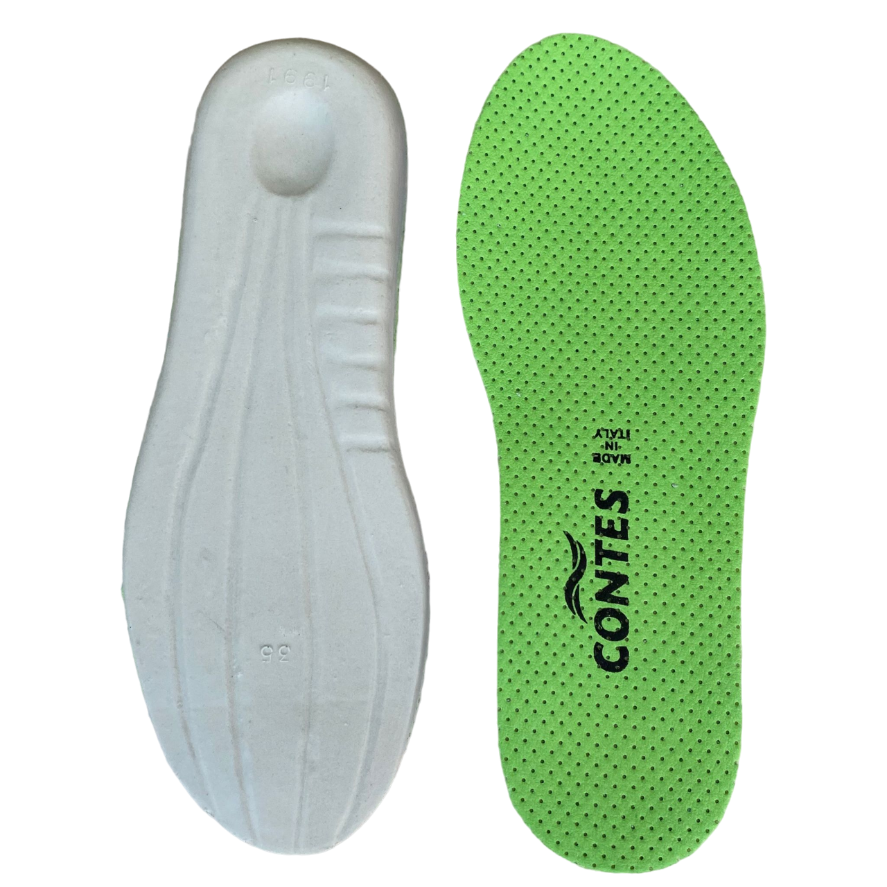 Soletta ortopedica Contes 103 vegan memory foam in lattice antisudore spessore 16mm per tallonite