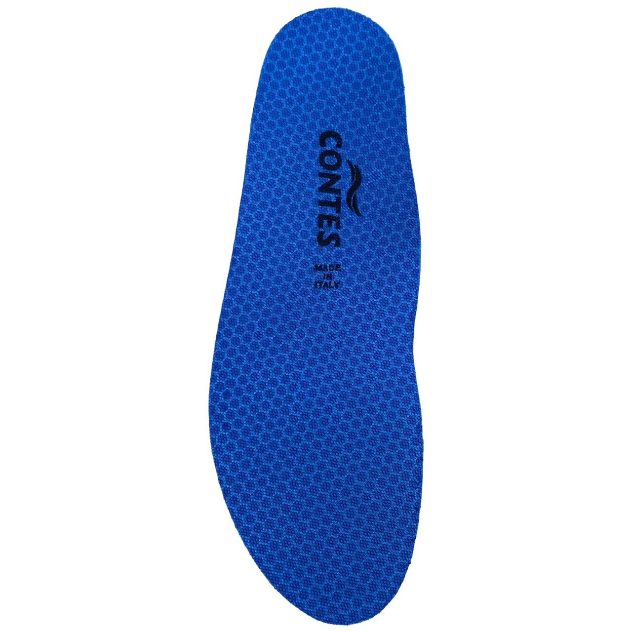 Soletta ortopedica Contes 104/A in schiuma di lattice blu con rivestimento tecnico ultra soft traspirante