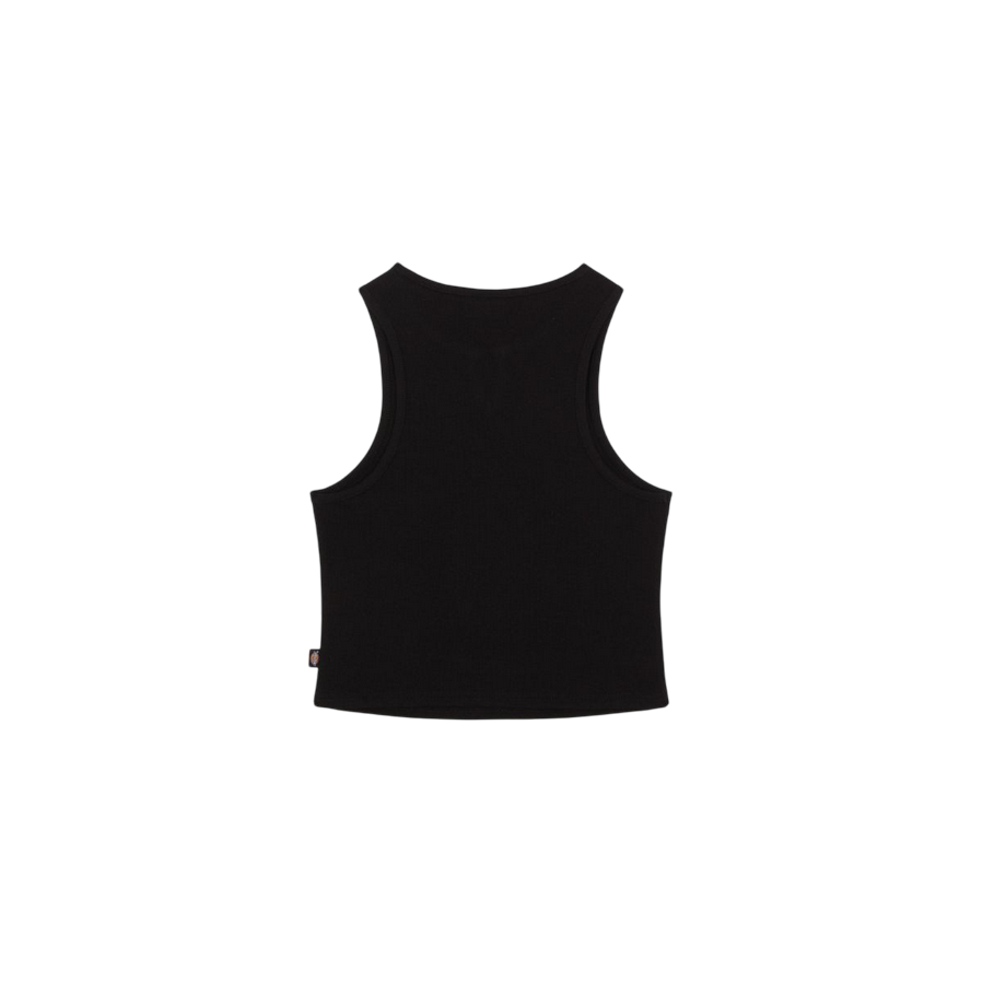 Sportiamo_Dickies canotta con scollo a V da donna a coste DK0A8677BLK nero3