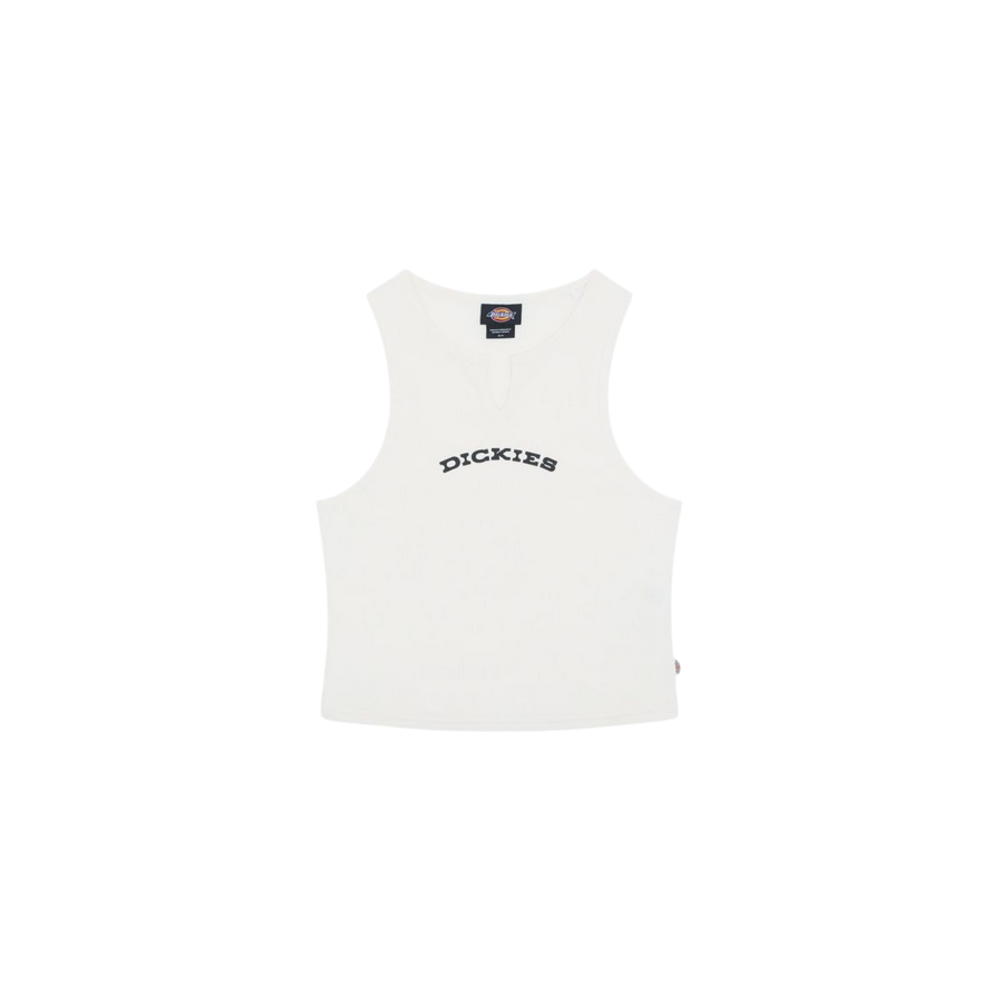 Sportiamo_Dickies canotta con scollo a V da donna a coste DK0A8677C481 ecru2