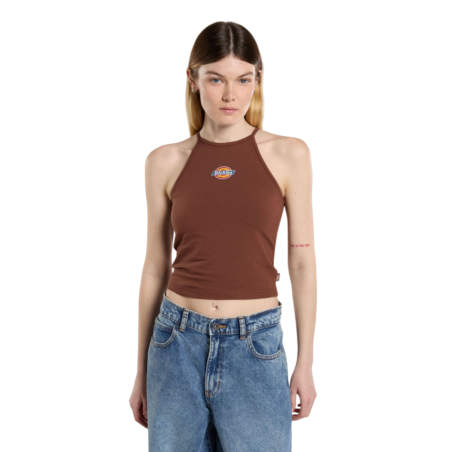 Sportiamo_Dickies canotta da donna Chiin Lake DK0A4XNPK471 cappuccino