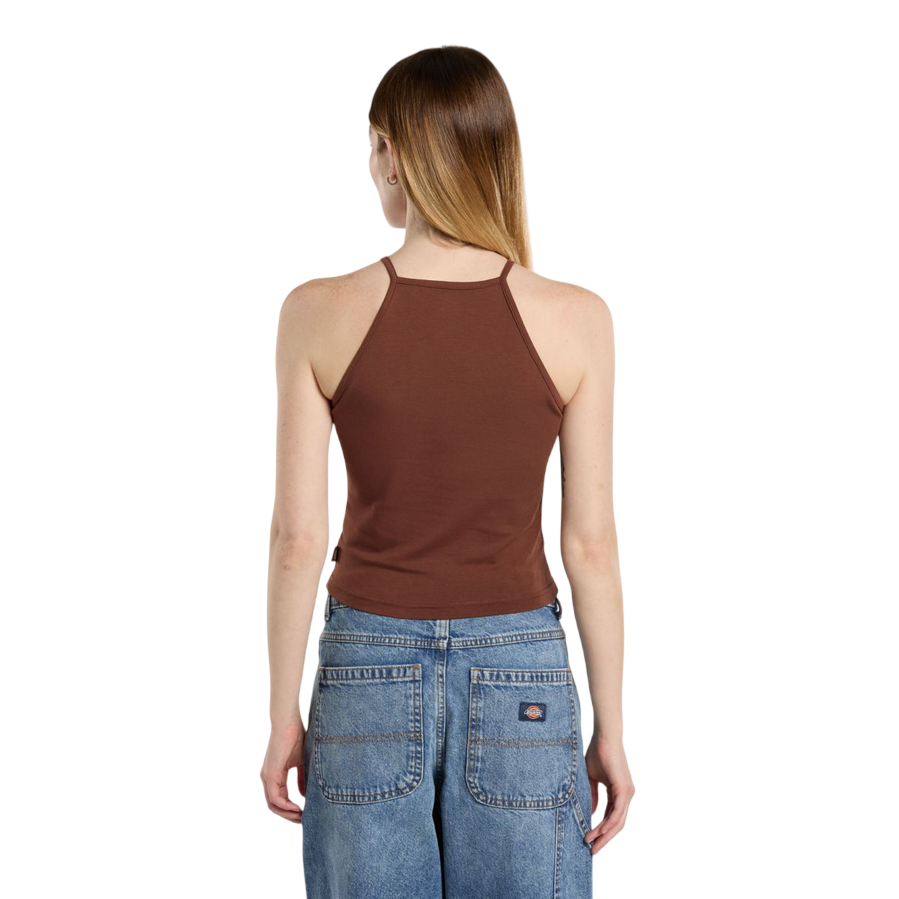 Sportiamo_Dickies canotta da donna Chiin Lake DK0A4XNPK471 cappuccino1
