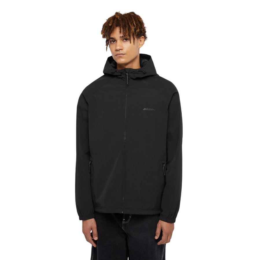 Sportiamo_Dickies giubbino da uomo con cappuccio Ronan Shell DK0A4Z3YBLK nero