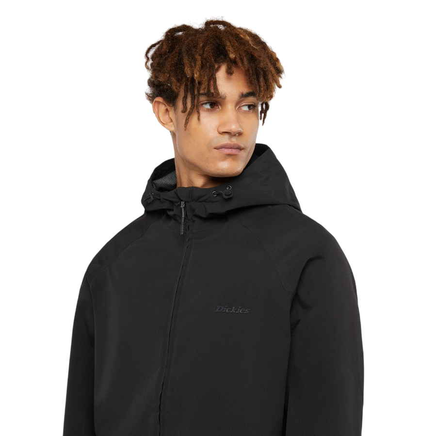 Sportiamo_Dickies giubbino da uomo con cappuccio Ronan Shell DK0A4Z3YBLK nero1