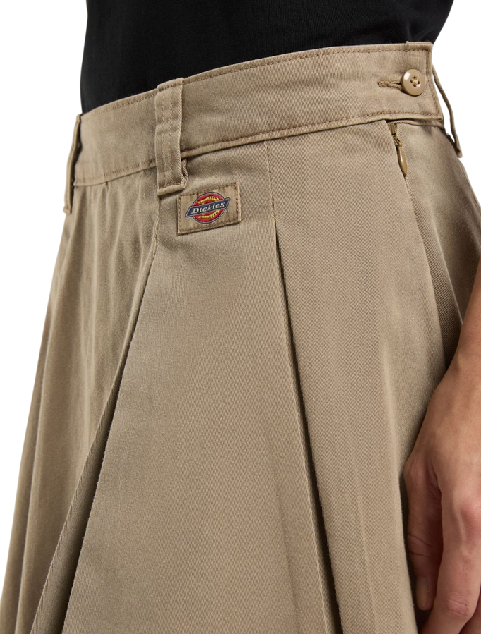 Sportiamo_Dickies goanna corta plissettata da donna Unionville DK0A4Z870DS sabbia2