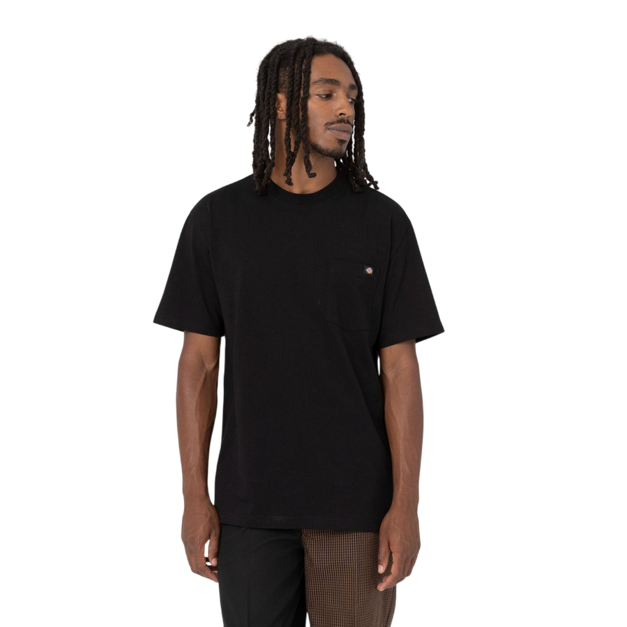 Sportiamo_Dickies maglietta manica corta con taschino da uomo Luray DK0A4YFCBLK1 nero