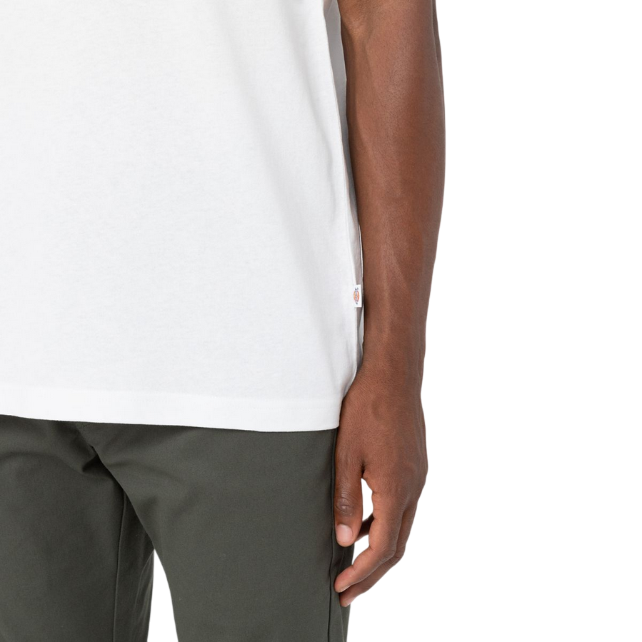 Sportiamo_Dickies maglietta manica corta con taschino da uomo Luray DK0A4YFCWHX1 bianco2