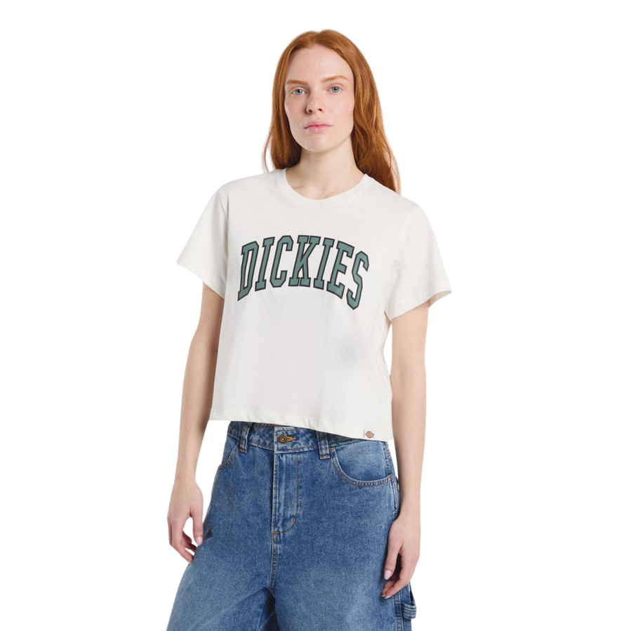 Sportiamo_Dickies maglietta manica corta da donna Aitkin DK0A4YS8C481 beige