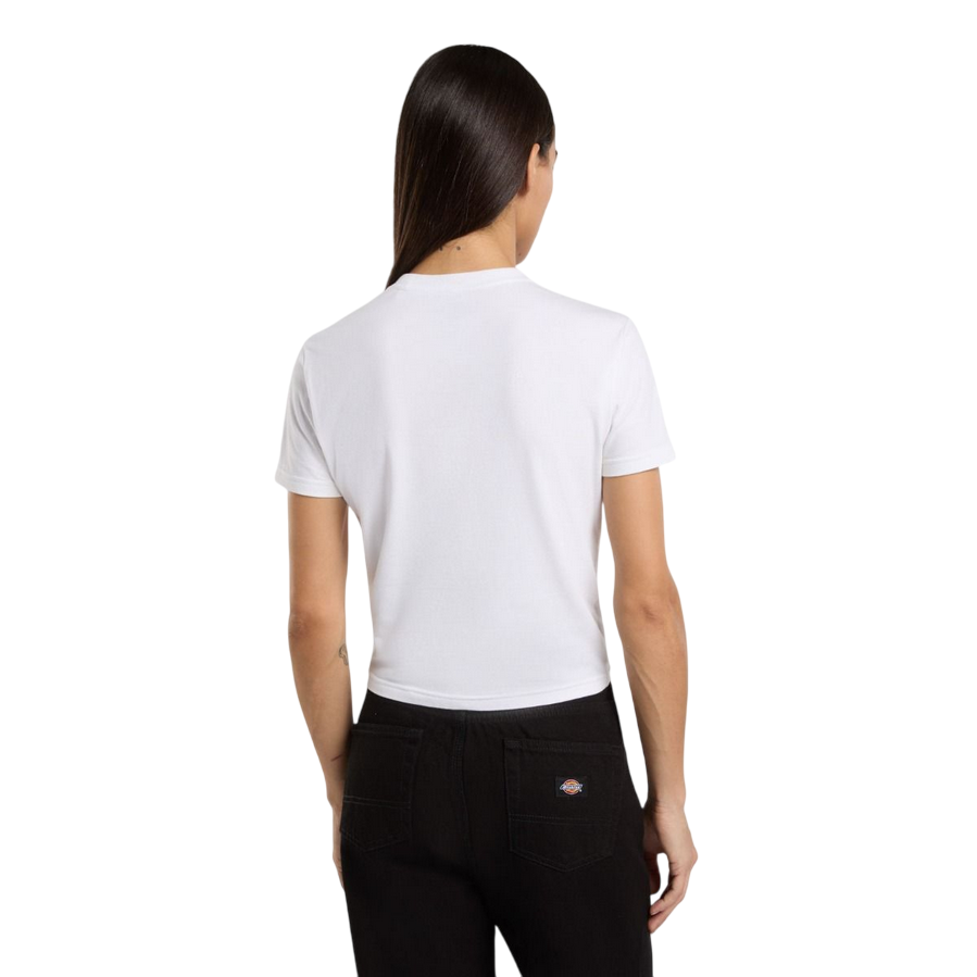 Sportiamo_Dickies maglietta manica corta da donna Maple Valley DK0A4XPOWHX1 bianco1
