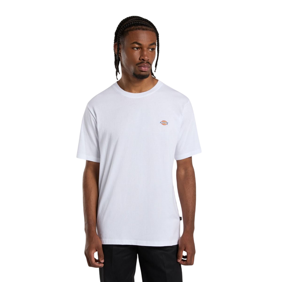 Sportiamo_Dickies maglietta manica corta da uomo Mapleton DK0A4XDB WHX bianco