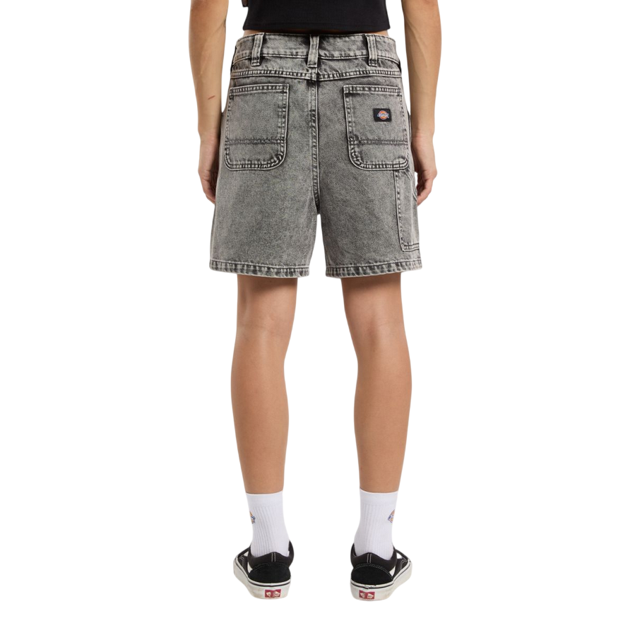 Sportiamo_Dickies pantaloncino denim da donna DK0A4Y88J811 grigio chiaro3