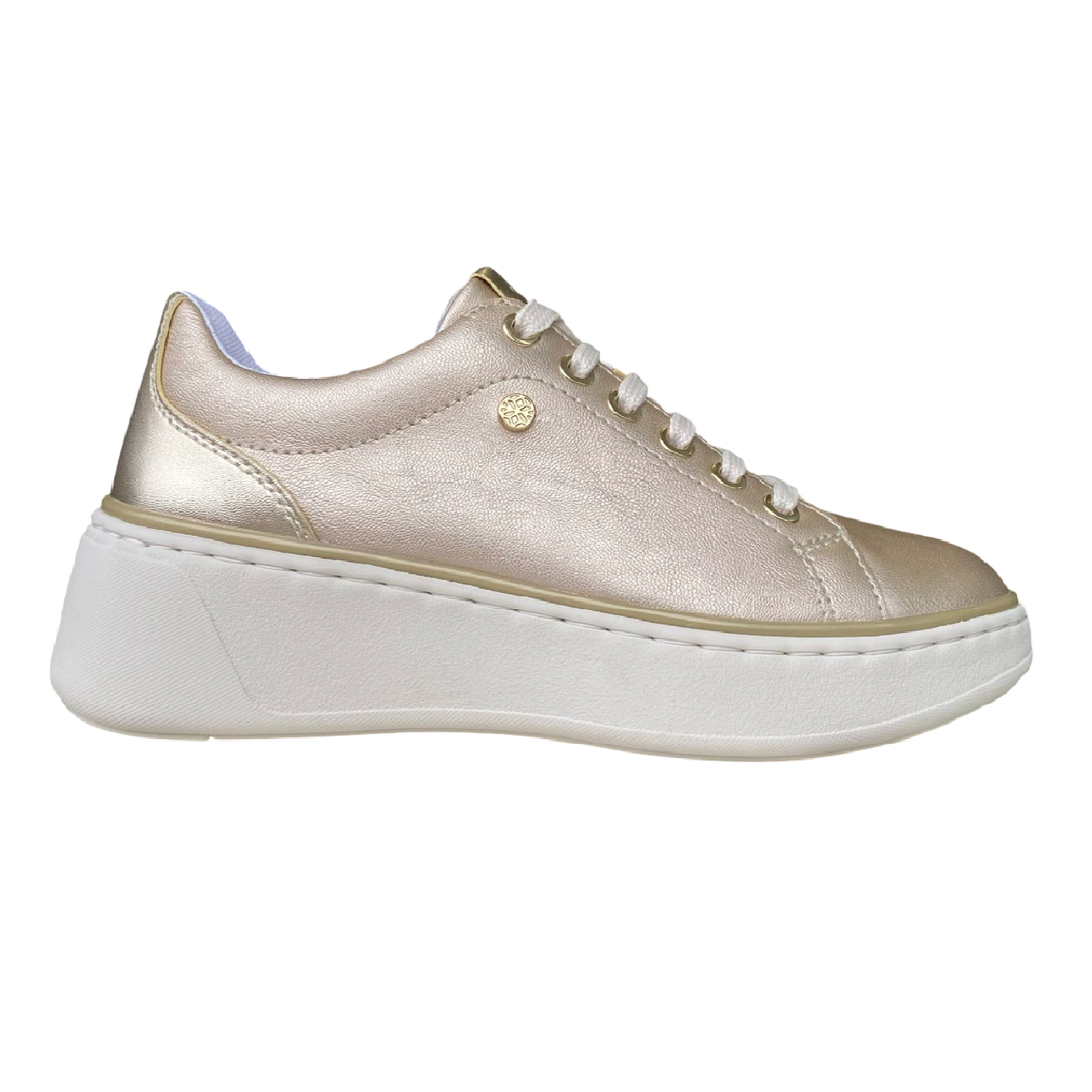 Sportiamo_Geox scarpa sneakers da donna Sunnetty D55YHA 0NFBN C2012 laminata oro
