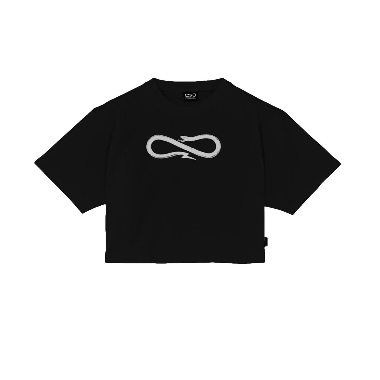 Sportiamo_Propaganda maglietta cropped manica corta Logo Classic 25SSPRTS963 nero