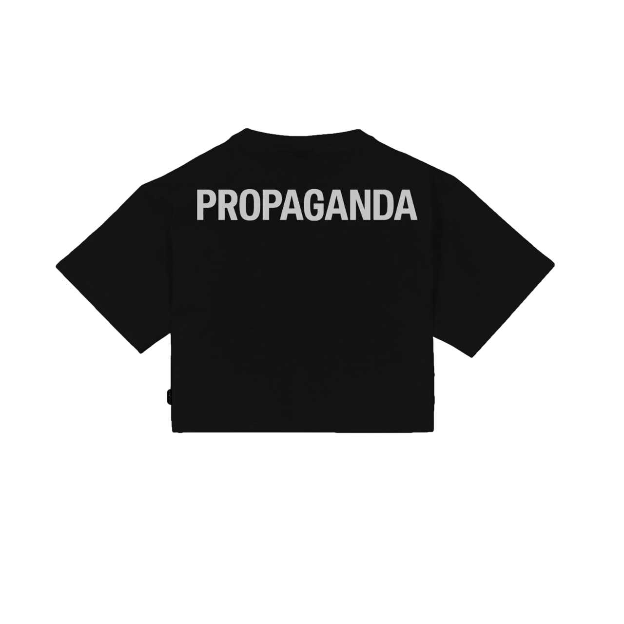 Sportiamo_Propaganda maglietta cropped manica corta Logo Classic 25SSPRTS963 nero1