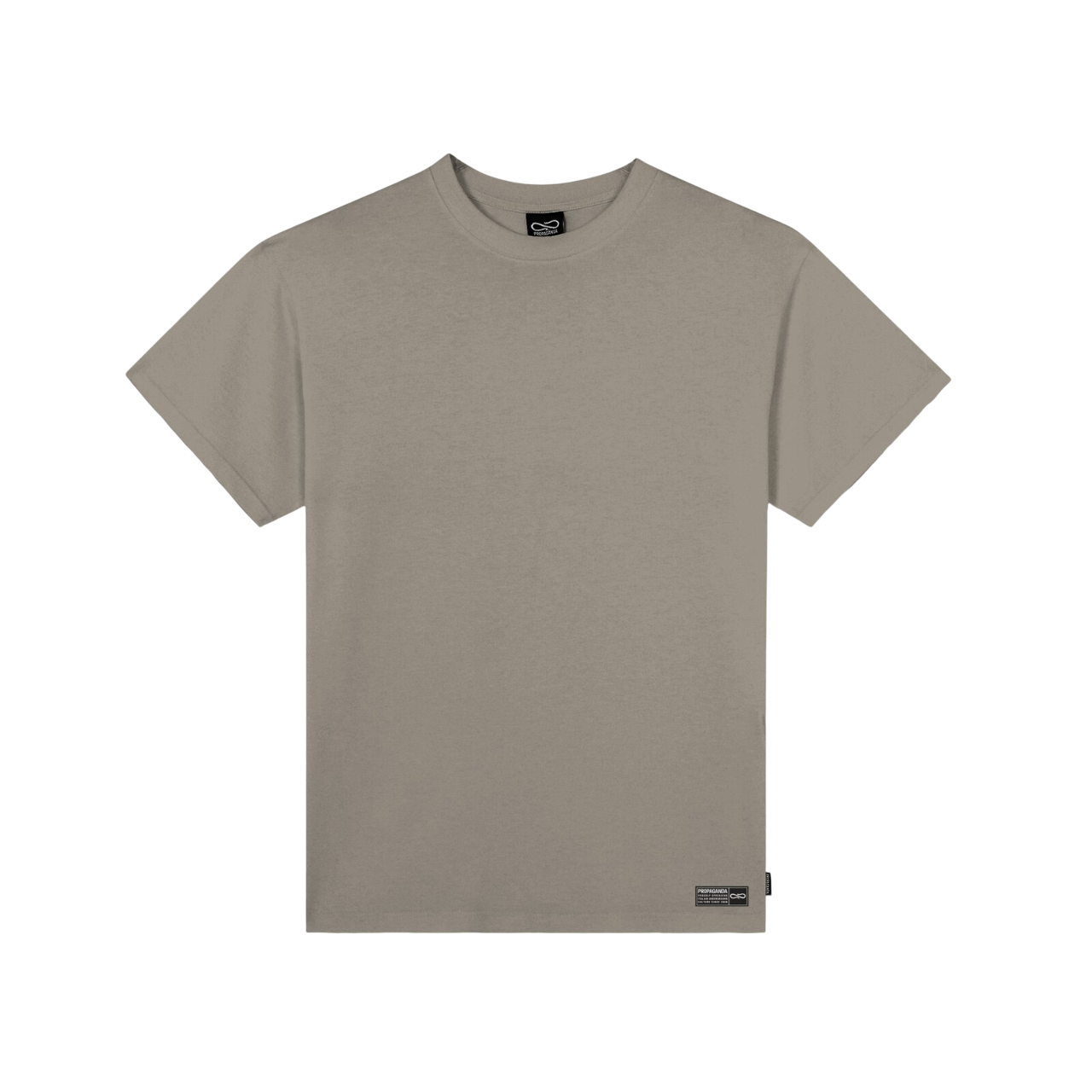 Sportiamo_Propaganda maglietta manica corta da uomo Label Classic 25SSPRTS845 sabbia1