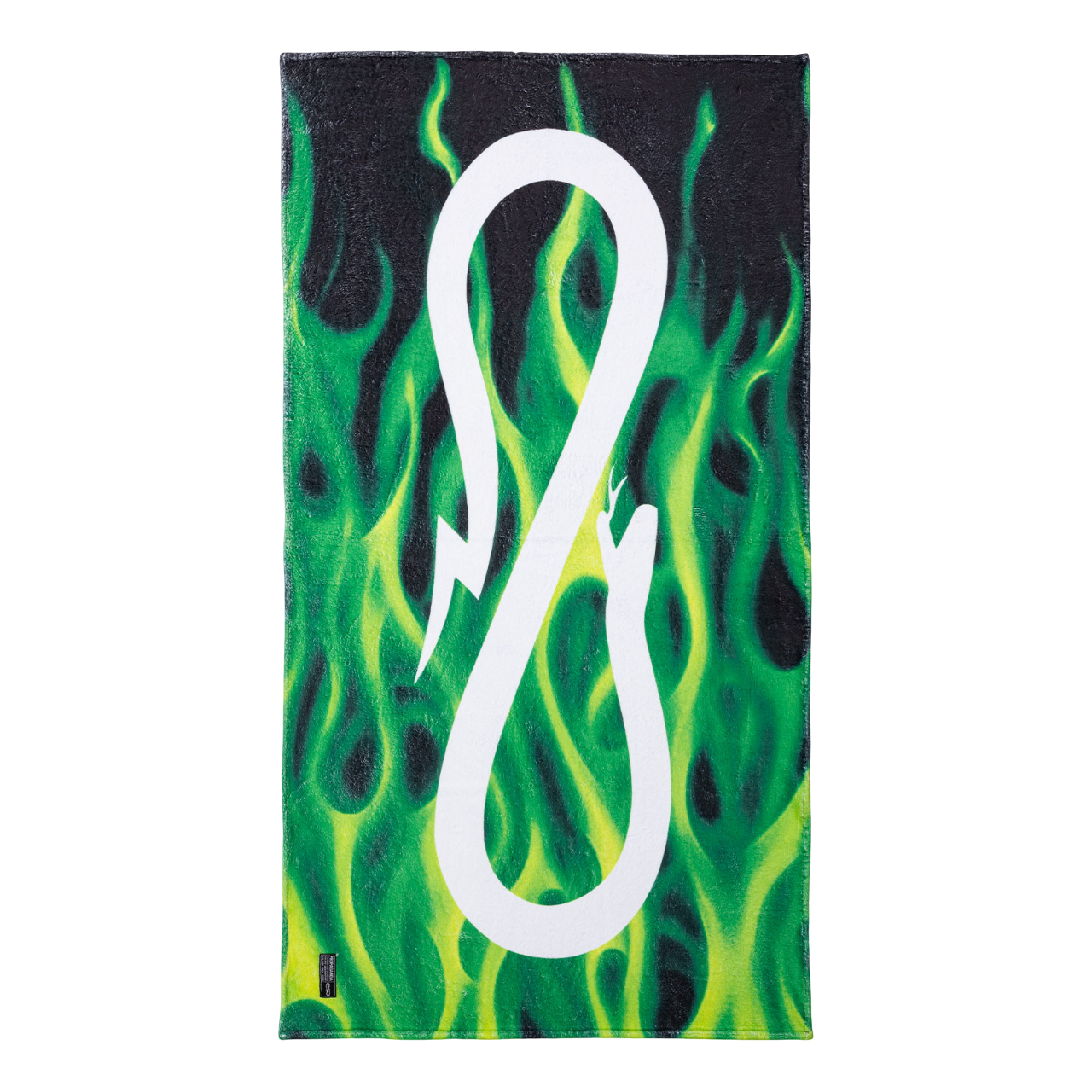 Sportiamo_Propaganda telo mare Flames 25SSPRAC401 nero-verde