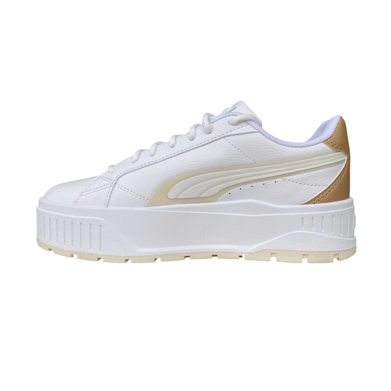 Sportiamo_Puma Scarpa sneakers da donna Karmen II Aqua Metal 401614-02 bianco-neve1