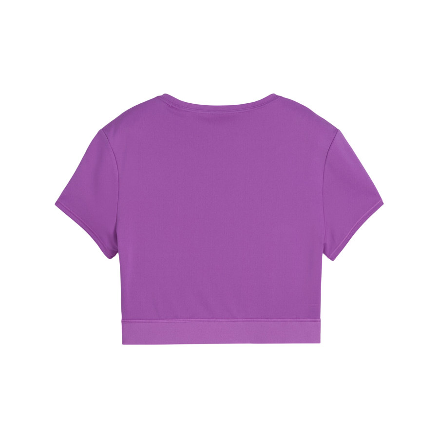 Sportiamo_Puma maglietta cropped a maniche corte da donna Strong 526805-89 bacca4