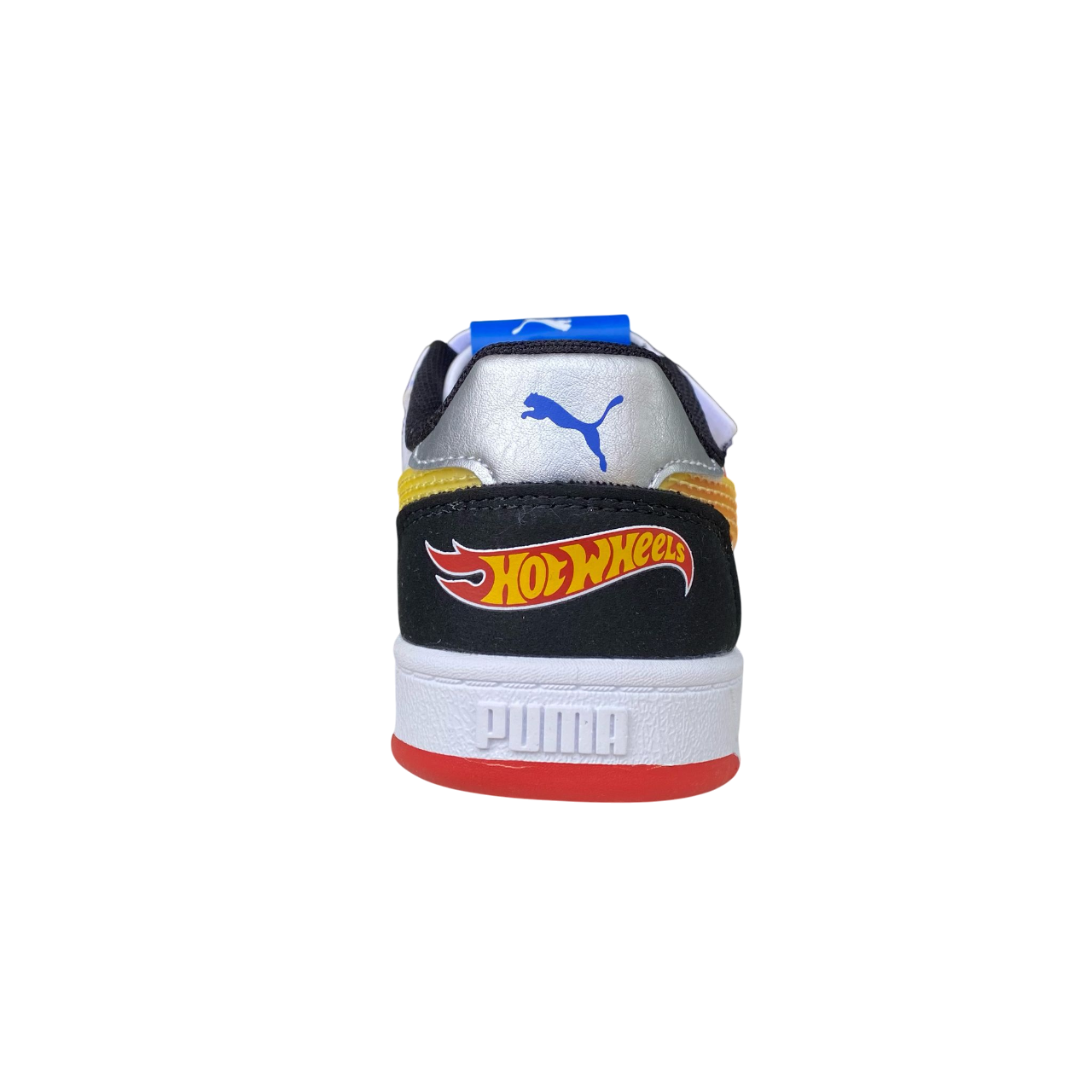 Sportiamo_Puma scarpa da ginnastica junior Caven 2.0 Hot Wheels 401404-01 nero-fuoco-bianco3