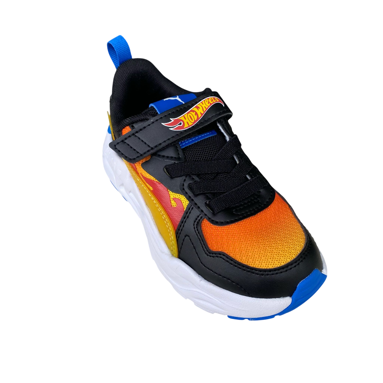 Sportiamo_Puma scarpa da ginnastica junior Trinity Lite Hot Weels 401407-01 nero-acero-fuoco2