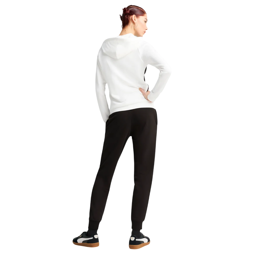 Sportiamo_Puma tuta sportiva da donna con cappuccio 685077-02 bianco-nero2