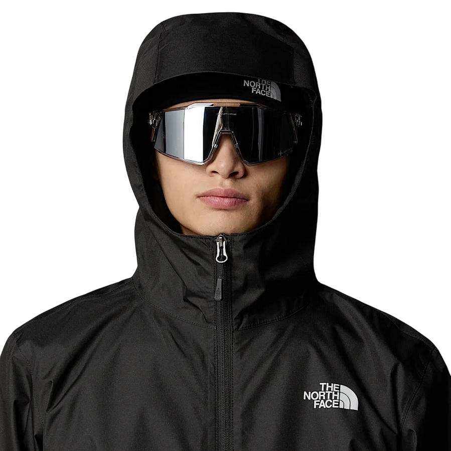 Sportiamo_The North Face giubbino impermeabile da uomo con cappuccio Quest NF00A8AZJK3 nero1