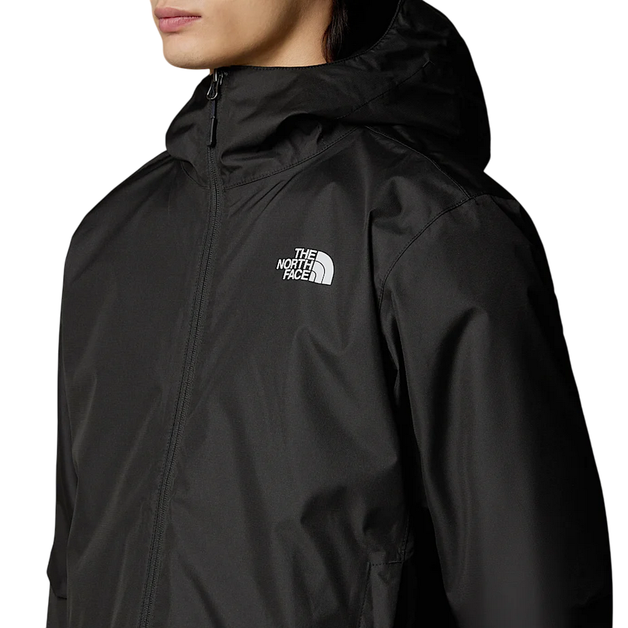Sportiamo_The North Face giubbino impermeabile da uomo con cappuccio Quest NF00A8AZJK3 nero2