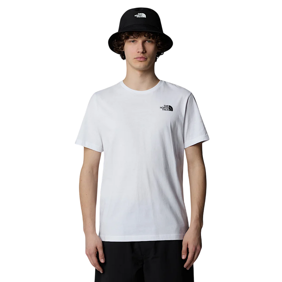 Sportiamo_The North Face maglietta manica corta da uomo Redbox Celebration NF0A87NVFN4 bianco1