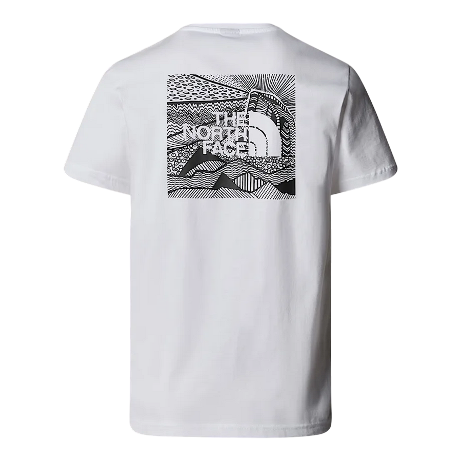 Sportiamo_The North Face maglietta manica corta da uomo Redbox Celebration NF0A87NVFN4 bianco3