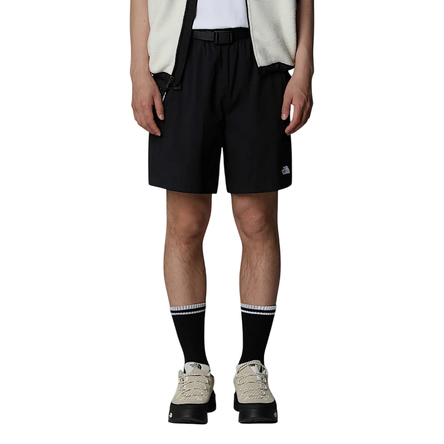 Sportiamo_The North Face pantaloncino sportivo idrorepellente con cintura da uomo Class V Pathfinder NF0A8BHVJK3 nero