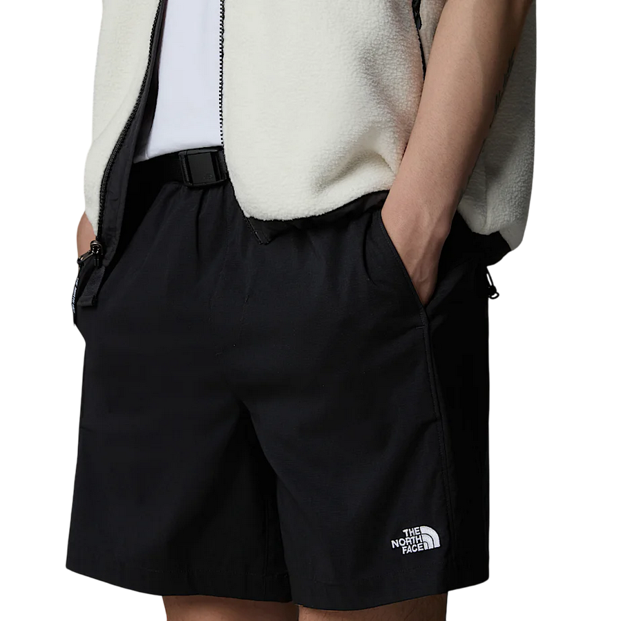 Sportiamo_The North Face pantaloncino sportivo idrorepellente con cintura da uomo Class V Pathfinder NF0A8BHVJK3 nero1