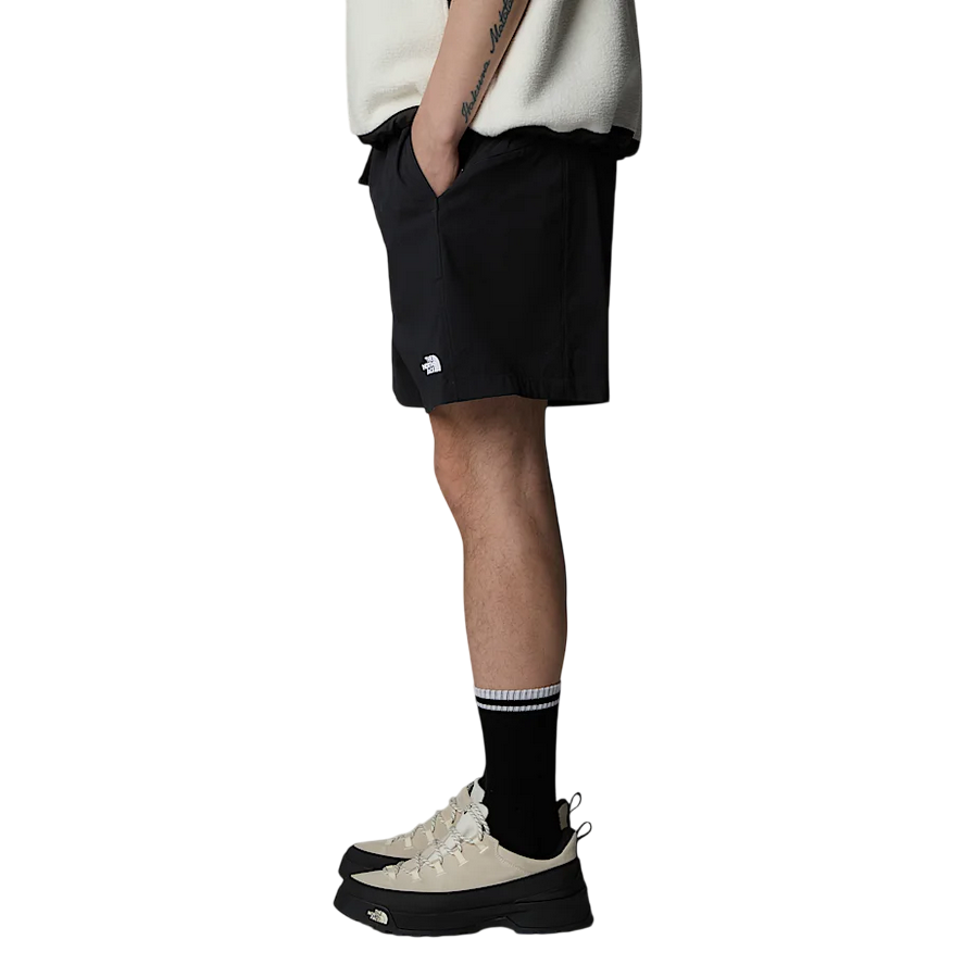 Sportiamo_The North Face pantaloncino sportivo idrorepellente con cintura da uomo Class V Pathfinder NF0A8BHVJK3 nero2
