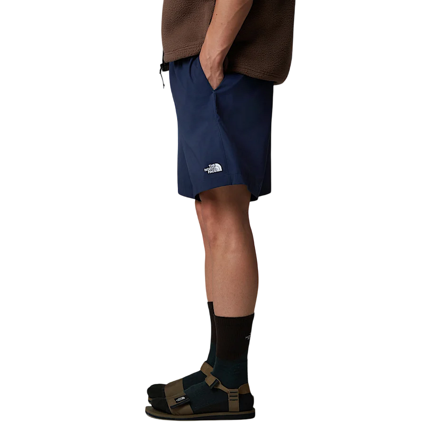 Sportiamo_The North Face pantaloncino sportivo idrorepellente da uomo Class V Pathfinder NF0A8B5T8K2 blu2