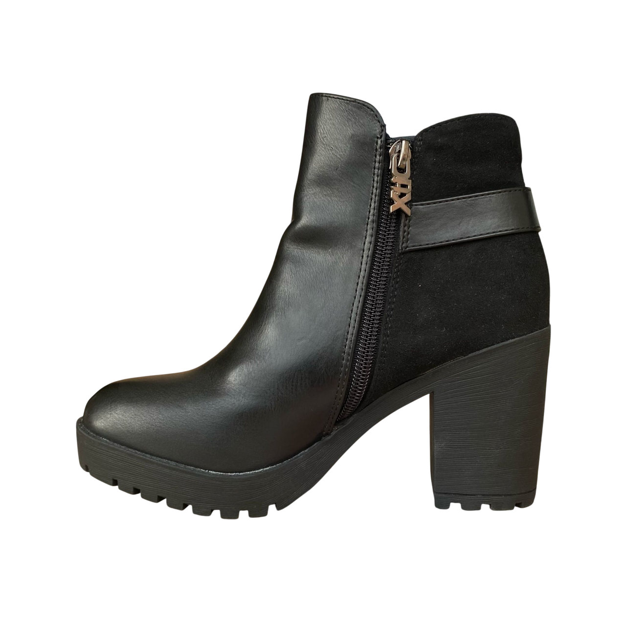 Sportiamo_Xti scarpa con tacco da donna Botin Negro 48611 nero1